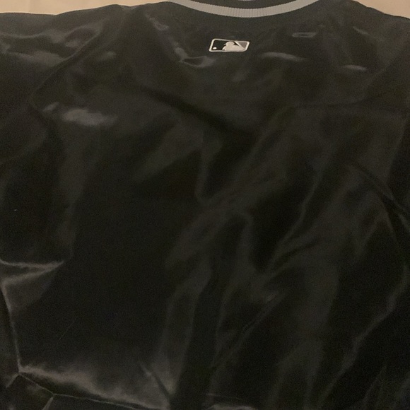 Majestic vintage black satin Brooklyn dodgers jacket. - Picture 5 of 6